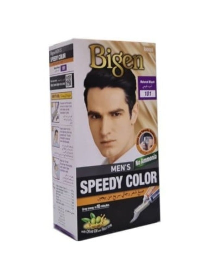 صبغة شعر دائمة سريعة للرجال أسود طبيعي 101